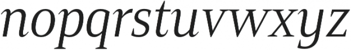 Mandrel Cond Regular Italic otf (400) Font LOWERCASE