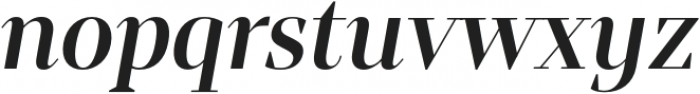 Mandrel Didone Cond Bold Italic otf (700) Font LOWERCASE