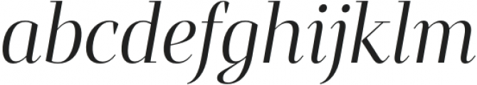 Mandrel Didone Cond Regular Italic otf (400) Font LOWERCASE