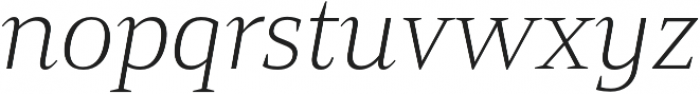 Mandrel Ext Thin Italic otf (100) Font LOWERCASE