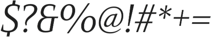 Mandrel Norm Regular Italic otf (400) Font OTHER CHARS