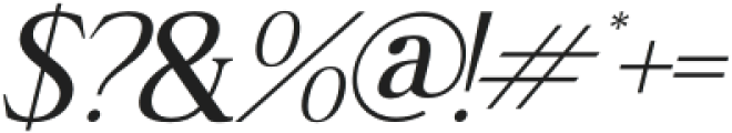 Manfitte Italic otf (400) Font OTHER CHARS