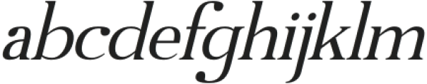 Manfitte Italic otf (400) Font LOWERCASE