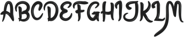 Manful-Regular otf (400) Font UPPERCASE