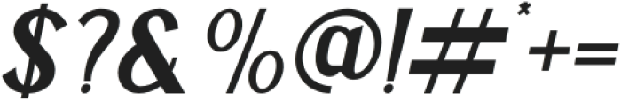 Mangata Semi Bold Italic otf (600) Font OTHER CHARS