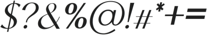 Mangiola-Italic otf (400) Font OTHER CHARS