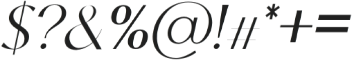 Mangiola Thin Italic otf (100) Font OTHER CHARS