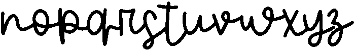 Mango Dream Regular otf (400) Font LOWERCASE