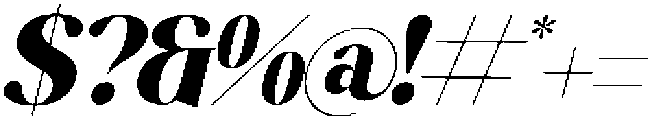 Mango Jungle Italic otf (400) Font OTHER CHARS