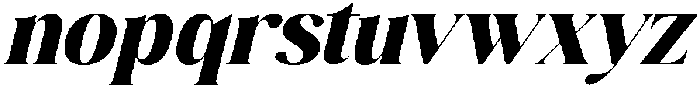 Mango Jungle Italic otf (400) Font LOWERCASE
