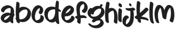 Mango Lazy otf (400) Font LOWERCASE