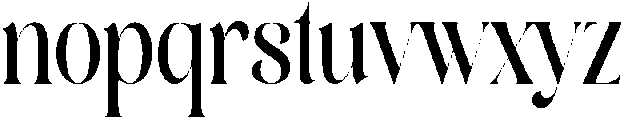 Mango Regular otf (400) Font LOWERCASE