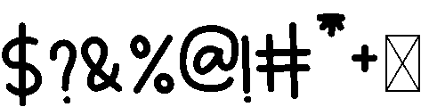 Mango Regular otf (400) Font OTHER CHARS