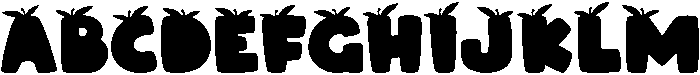 Mango Regular otf (400) Font UPPERCASE