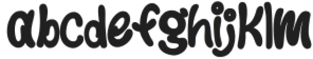 MangoLover-Regular otf (400) Font LOWERCASE
