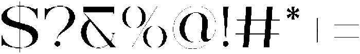 Mangone Regular otf (400) Font OTHER CHARS