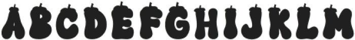 Mangosteen Regular otf (400) Font UPPERCASE