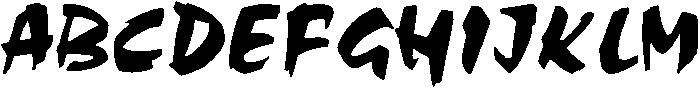Mangrove Regular otf (400) Font UPPERCASE