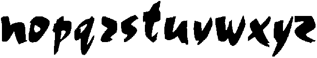 Mangrove Regular otf (400) Font LOWERCASE