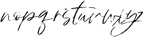 Manhattan Regular otf (400) Font LOWERCASE