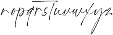 Manhattan Signature otf (400) Font LOWERCASE