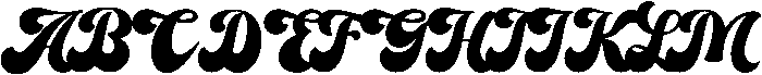 Manhattan otf (400) Font UPPERCASE