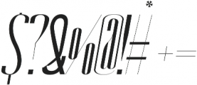 Manhattan regular-italic otf (400) Font OTHER CHARS