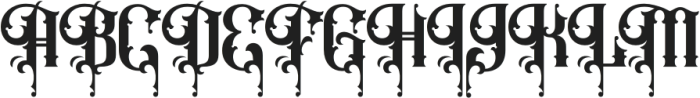 Manhock otf (400) Font UPPERCASE