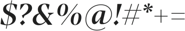 Manier Medium Italic otf (500) Font OTHER CHARS