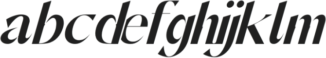 Manifest Creativity Light Italic otf (300) Font LOWERCASE