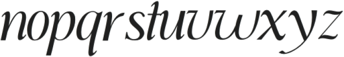ManifestItalic-Regular otf (400) Font LOWERCASE