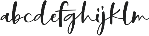 Manifestation otf (400) Font LOWERCASE