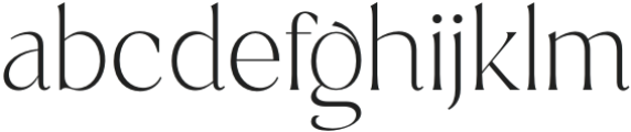 Manila Extra Light otf (200) Font LOWERCASE