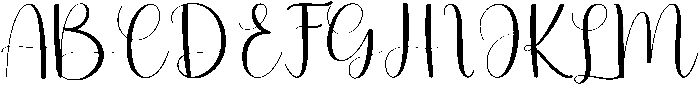 Manila Regular otf (400) Font UPPERCASE