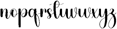 Manila Regular otf (400) Font LOWERCASE