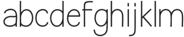 Manila thin Regular otf (100) Font LOWERCASE