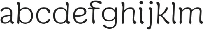 Manju Light otf (300) Font LOWERCASE