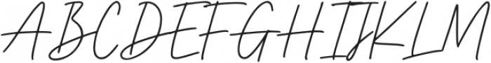 Manly Signature otf (400) Font UPPERCASE