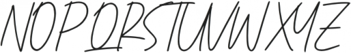 Manly Signature otf (400) Font UPPERCASE