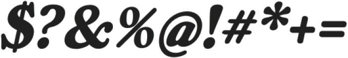 Manofik Bold Italic otf (700) Font OTHER CHARS