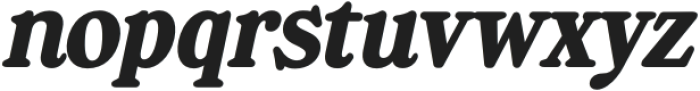 Manofik Bold Italic otf (700) Font LOWERCASE