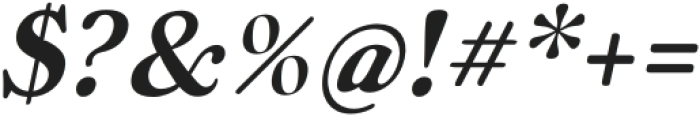 Manofik Italic otf (400) Font OTHER CHARS