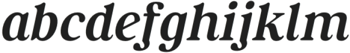 Manofik Italic otf (400) Font LOWERCASE