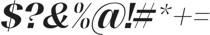 Mansel Bold Italic otf (700) Font OTHER CHARS