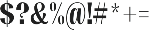 Mansel ExtraBold Condensed otf (700) Font OTHER CHARS