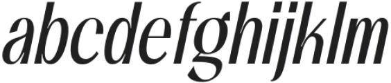 Mansel Light Condensed Italic otf (300) Font LOWERCASE