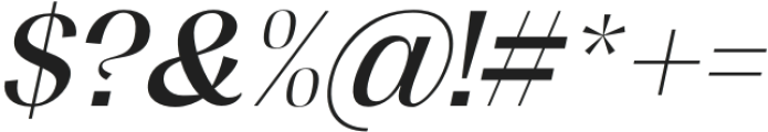 Mansel Light Italic otf (300) Font OTHER CHARS