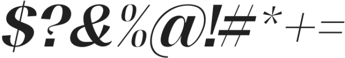 Mansel SemiBold Italic otf (600) Font OTHER CHARS