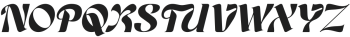 Mansika Italic otf (400) Font UPPERCASE