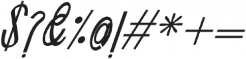 Mantara Mega Italic otf (400) Font OTHER CHARS